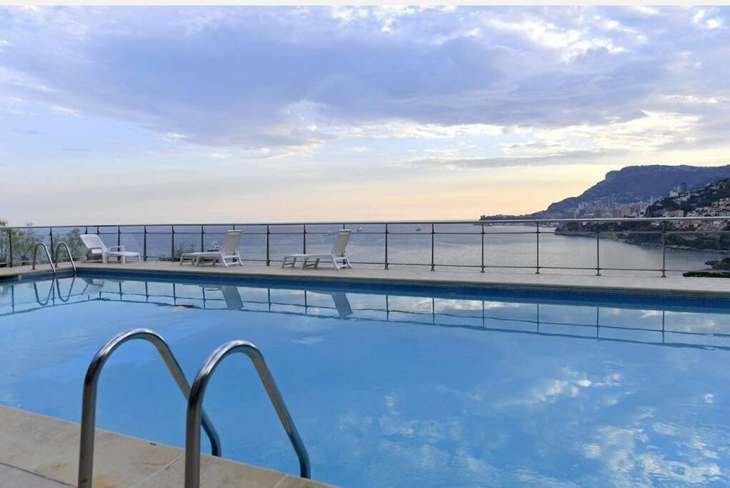 Grand Bleu, Appartamento Vista Mare E Monaco روكوبرُن كاب مارتي المظهر الخارجي الصورة