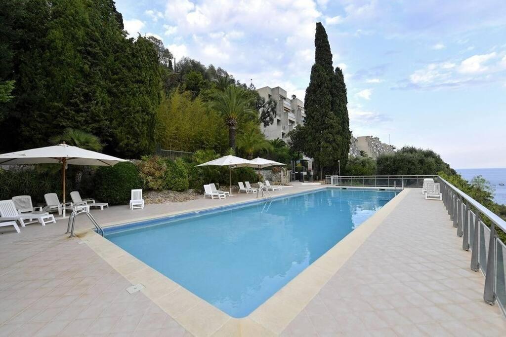 Grand Bleu, Appartamento Vista Mare E Monaco روكوبرُن كاب مارتي المظهر الخارجي الصورة