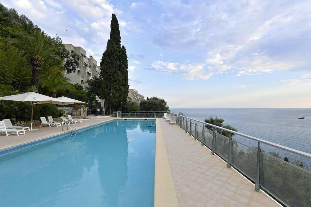 Grand Bleu, Appartamento Vista Mare E Monaco روكوبرُن كاب مارتي المظهر الخارجي الصورة